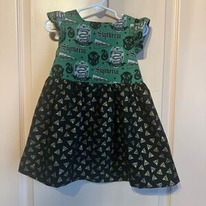 Green and Black Slytherin Dress